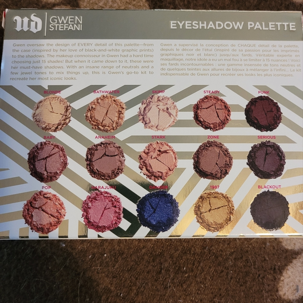 Brand New Urban Decay Gee Stefani Eye Pallet